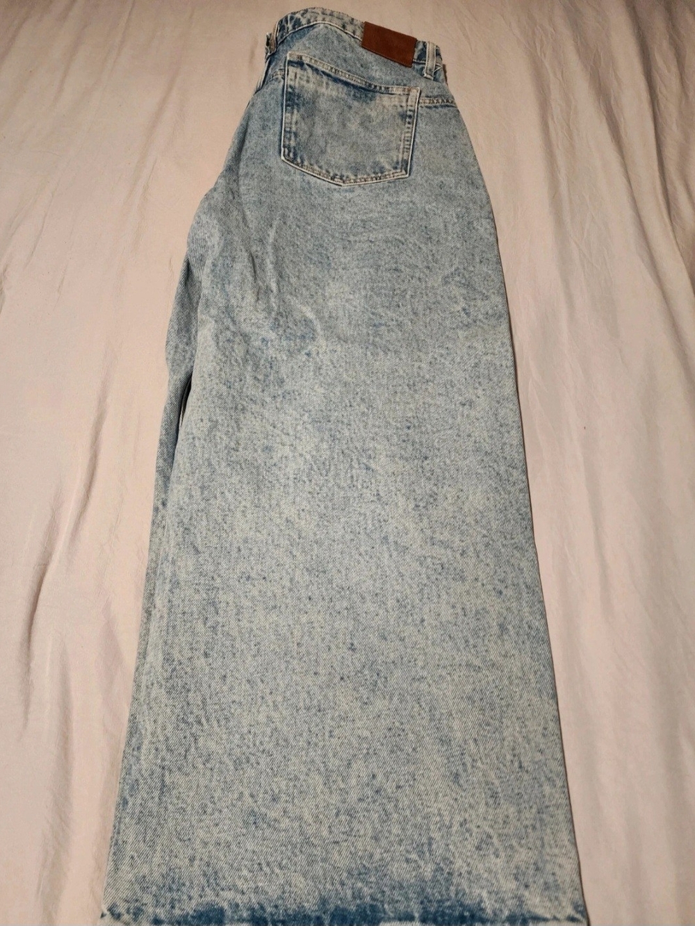 Free People Light Wash Womens Straight-Leg Jeans - Picture 2 of 4